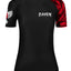 Raven Fightwear Women's Aerial Assault Short Sleeve BJJ Rash Guard MMA Black/Red