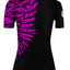 Raven Fightwear Women's Aerial Assault Short Sleeve BJJ Rash Guard MMA Black/Pink