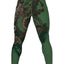 Raven Fightwear Men's Year of the Dragon Spats Tights BJJ MMA Green