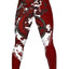 Raven Fightwear Men's Year of the Dragon Spats Tights BJJ MMA Red