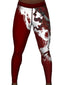 Raven Fightwear Men's Year of the Dragon Spats Tights BJJ MMA Red