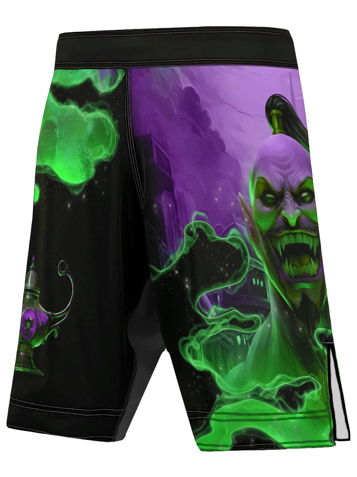 Raven Fightwear Men's The Djinn MMA Shorts BJJ Black