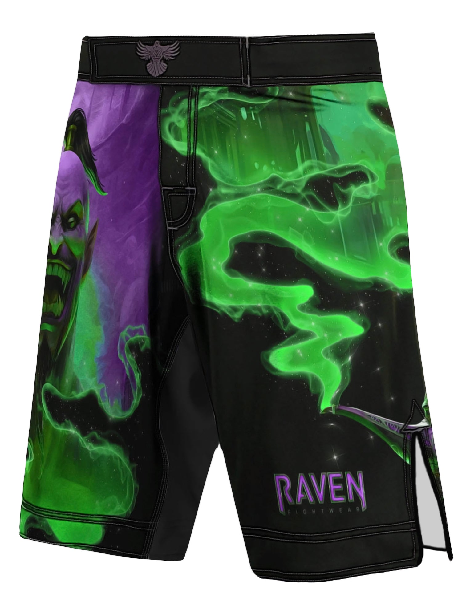 Raven Fightwear Men's The Djinn MMA Shorts BJJ Black