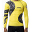 Raven Fightwear Men's Constrictor Snake BJJ Rash Guard MMA Yellow