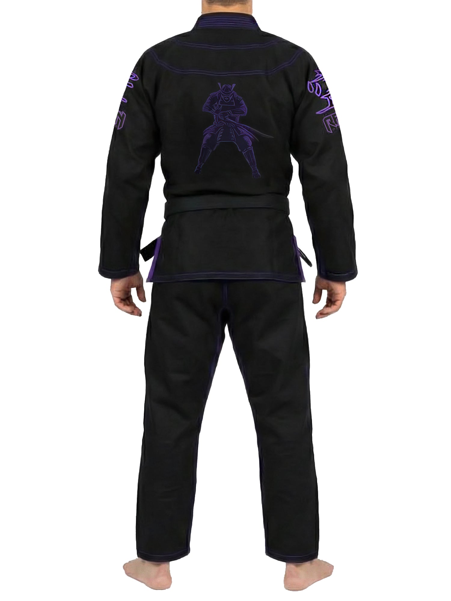 Raven Fightwear Men's Elements Void Samurai Brazilian Jiu Jitsu Uniform Premium BJJ Gi Black