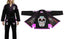 Raven Fightwear Women's La Calavera Catrina Brazilian Jiu Jitsu Uniform Premium BJJ Gi Black 