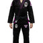Raven Fightwear Women's La Calavera Catrina Brazilian Jiu Jitsu Uniform Premium BJJ Gi Black 