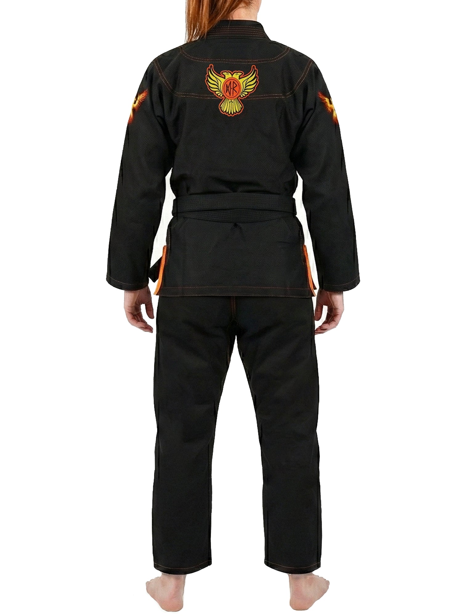 Raven Fightwear Women's The Phoenix Brazilian Jiu Jitsu Uniform Premium BJJ Gi Black