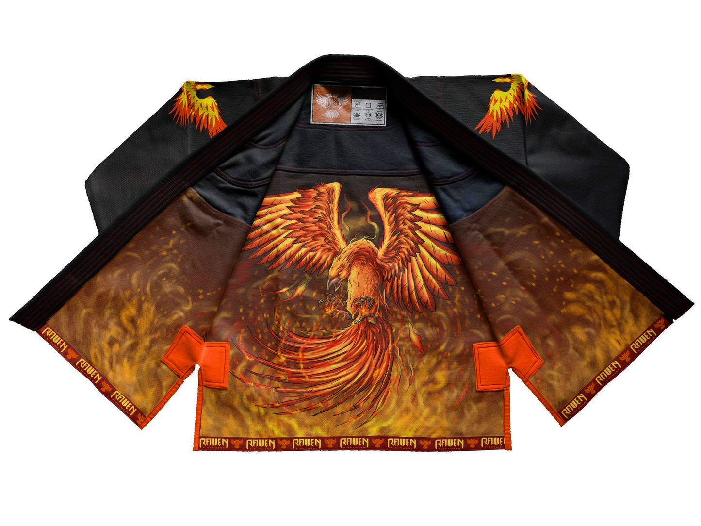Raven Fightwear Women's The Phoenix Brazilian Jiu Jitsu Uniform Premium BJJ Gi Black