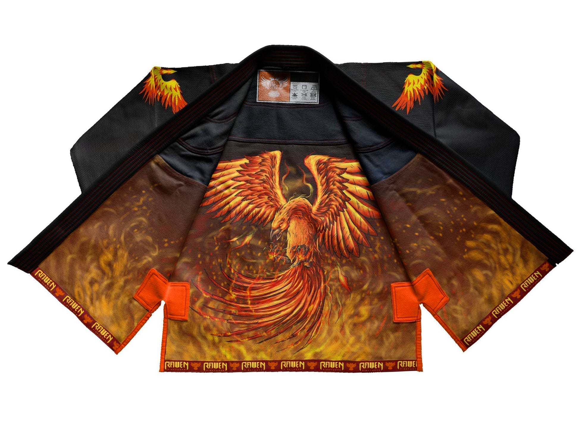 Raven Fightwear Women's The Phoenix Brazilian Jiu Jitsu Uniform Premium BJJ Gi Black