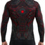 Raven Fightwear Men's Cybernetic V2 BJJ Rash Guard MMA Black/Red