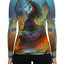 Raven Fightwear Women's La Dama de la Noche Calavera Catrina BJJ Rash Guard MMA