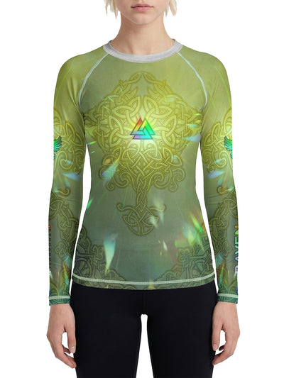 Raven Fightwear Women's Valkyrie BJJ Rash Guard MMA Bifrost