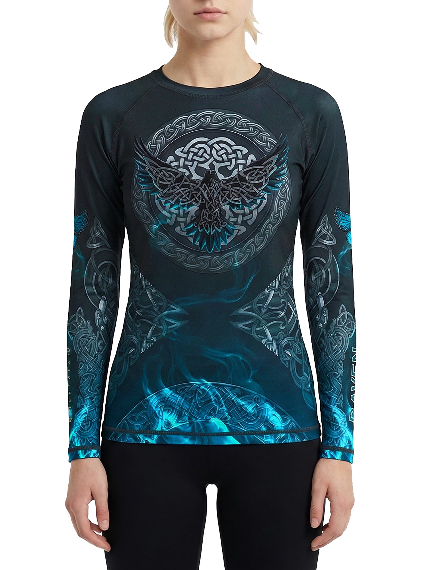 Raven Fightwear Women's The Morrigan BJJ Rash Guard MMA Deathcall