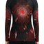 Raven Fightwear Women's Valkyrie Nordic BJJ Rash Guard MMA Black/Red