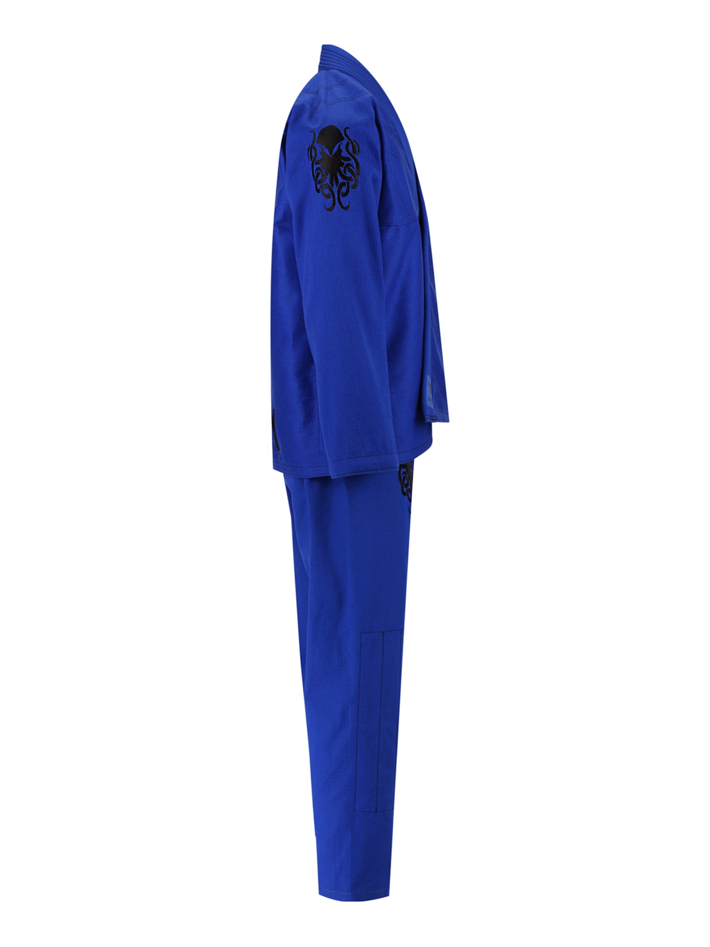 Raven Fightwear Men's BJJ Horror Cthulhu Jiu Jitsu Uniform Premium BJJ Gi Royal Blue