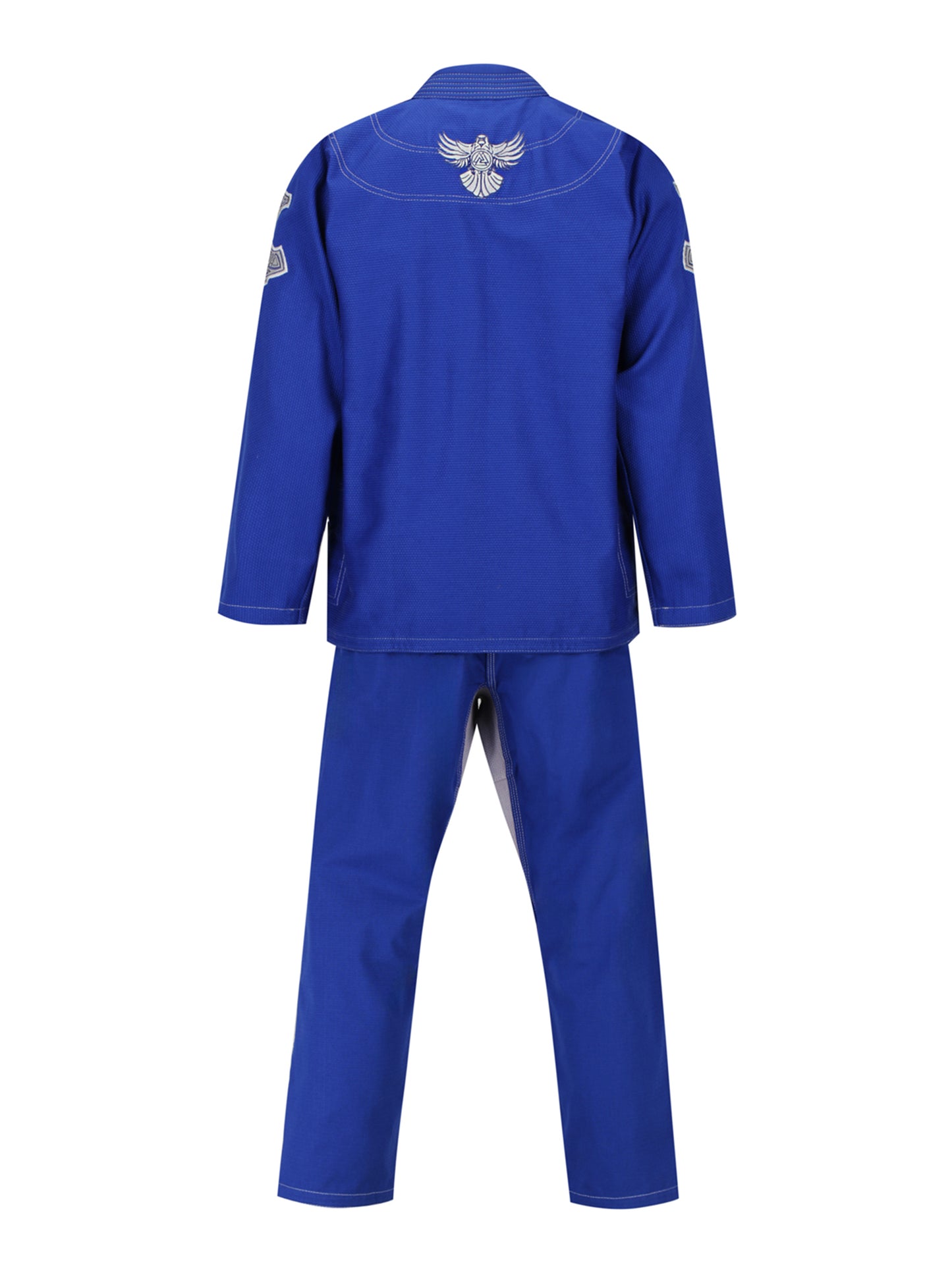Raven Fightwear Men's Thor Nordic Brazilian Jiu Jitsu Uniform Premium BJJ Gi Royal Blue