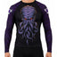 Raven Fightwear Men's Cthulhu BJJ Rash Guard MMA Black/Purple