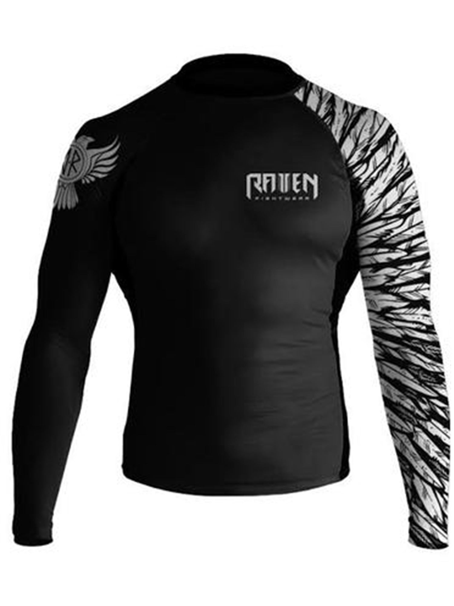 Raven Fightwear Men's Aerial Assault IBJJF Approved Rash Guard – MMA Sharp